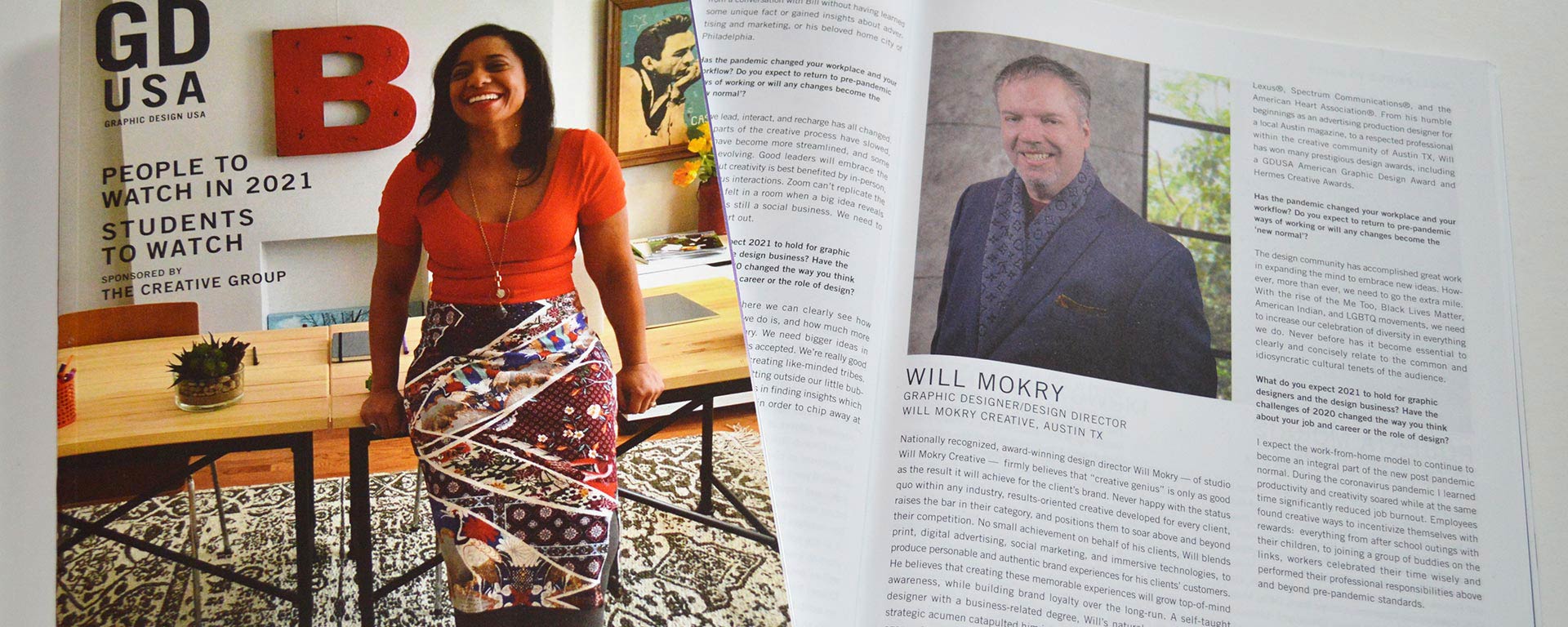 Will Mokry Graphic Design USA Magazine