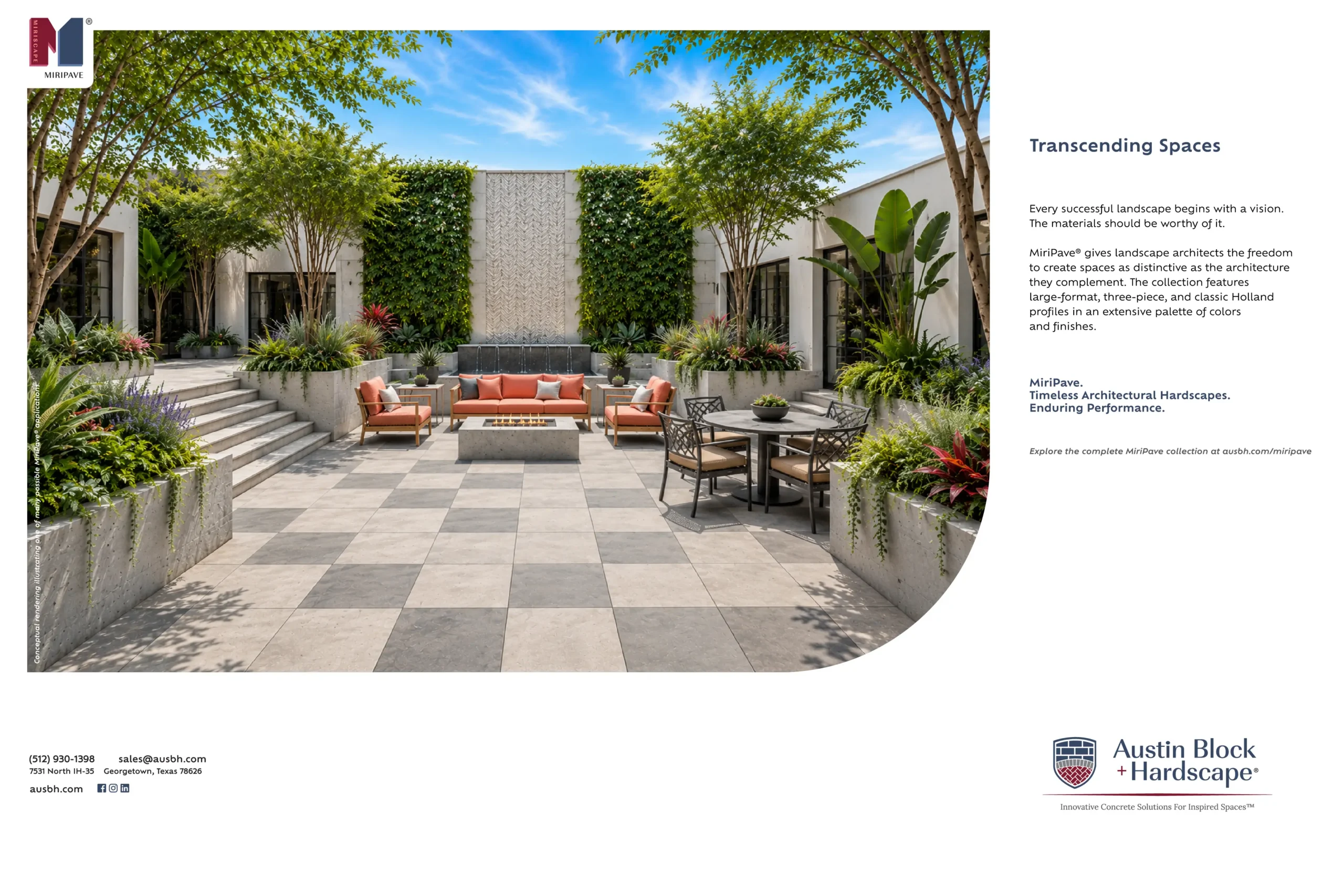 Advertising Product Launch to Landscape Architects